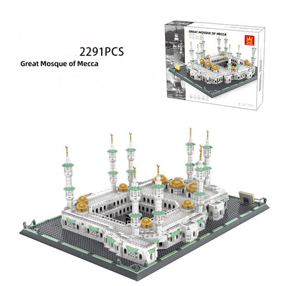 2291 Pieces Bricks / Masjid al-Haram Building Blocks Mecca