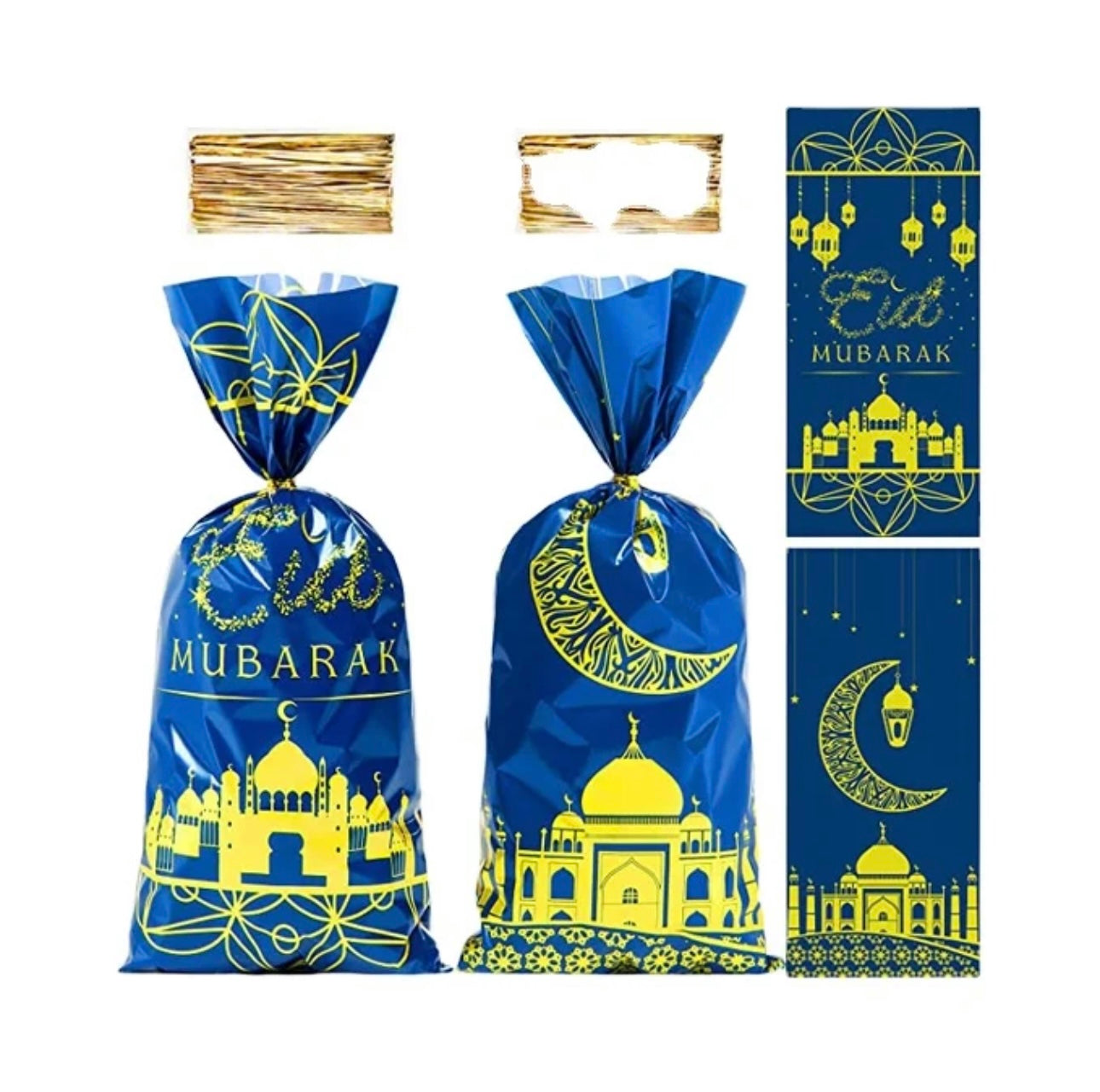 100 Pieces Ramadan & Eid Mubarak Party Bags