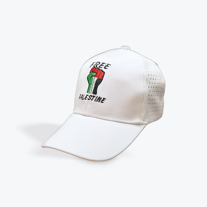 Free Palestine Raised Fist Baseball Cap