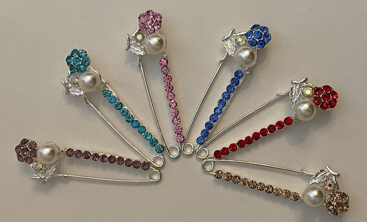Pearl Hijab Pins (Set of 3)
