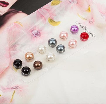 Hijab Magnetic Pin Round Magnetic Hijab Pins Buttons Multi Use Hijab  Magnets for Women Scarf Knitwear Hats Lapel Safety, 12 Colors – Middle  Eastern Boutique