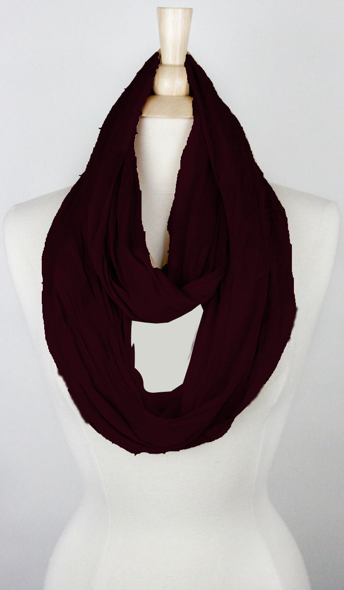 Maroon store infinity scarf